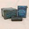 Edgeworth Ready-Rubbed and Plug Slice Blue Tobacco Tins
