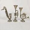 Set of 3 Musical Instrument Candle Holders