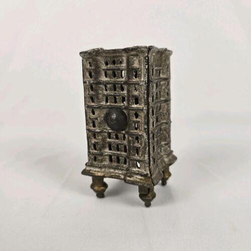 Antique Cast Iron Building Still Coin Bank,