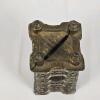 Antique Cast Iron Building Still Coin Bank, - 3