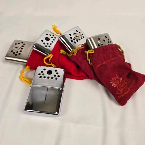 Vintage Jon-E Pocket Liquid Fuel Hand Warmers