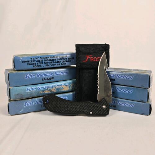 Frost Cutlery Elite Guthook Tactical Lockback Folding Knife