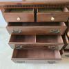 Ethan Allen Solid Antiqued Pine 10-Drawer Dresser with Mirror - 5