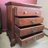 Pair of Solid Pine 4-Drawer Chest, Dovetail Joints - 4