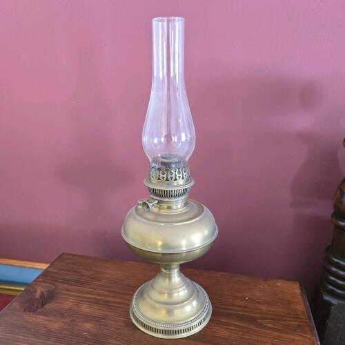 Vintage Rayo Brass Kerosene Table Lamp