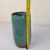 Speckled Teal Glaze Pottery Tumbler, - 4
