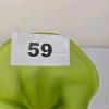 Green Satin Art Glass Vase with Freeform Rim & Hexagonal Base - 5