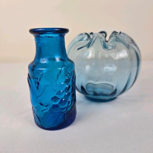Vintage Decorative Glass Pair