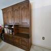 Traditional Oak Wall Unit Bookcase,