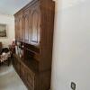 Traditional Oak Wall Unit Bookcase, - 2