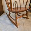 Nichols & Stone Windsor Rocking Chair, Hand-Painted Crest, 41"H, Gardner, MA - 3