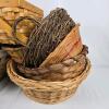 Lot Assorted Woven Baskets - 3