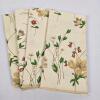 Set of 4 Usna Floral Print Dinner Napkins