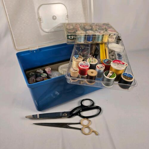 Vintage Sewing Box Kit - Wiss & Craftsman Scissors
