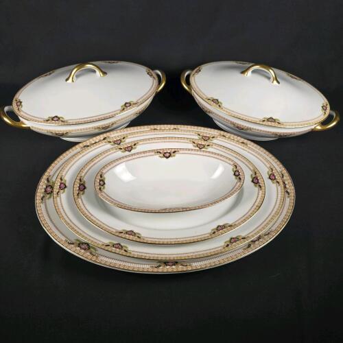Vintage Royal Bayreuth Bavaria Belmont Porcelain Serving Set