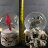 Pair of Musical Snow Globes, Cardinal & Chickadee - 4