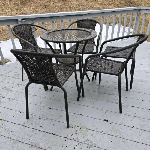 5-Piece Outdoor Patio Bistro Set