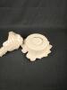 Ceramic Figural Lady Vanity Trinket Dish with Iridescent Glaze - 3