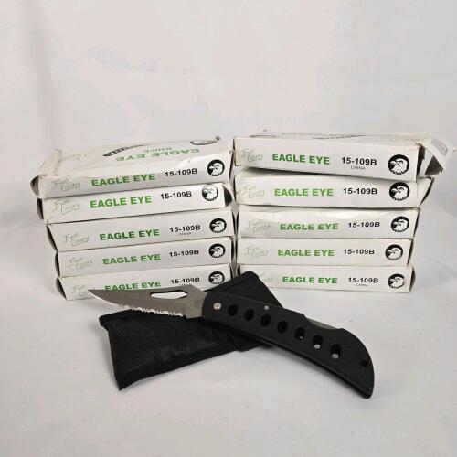 Frost Cutlery Eagle Eye Flying Falcon Folding Knife