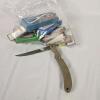 Lot of Folding Pocket Knives &ndash; Frost Cutlery, Buck, Lockback, Mixed Models, Stainless Blades