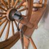 Antique Saxony-Style Spinning Wheel - 3