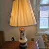 Ceramic Table Lamp with Floral Pattern - 3