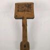 Antique Wool/Flax Hackle Comb &ndash; 48 Iron Tines, Hardwood Handle, 12-inch, Rustic Fiber Tool - 3