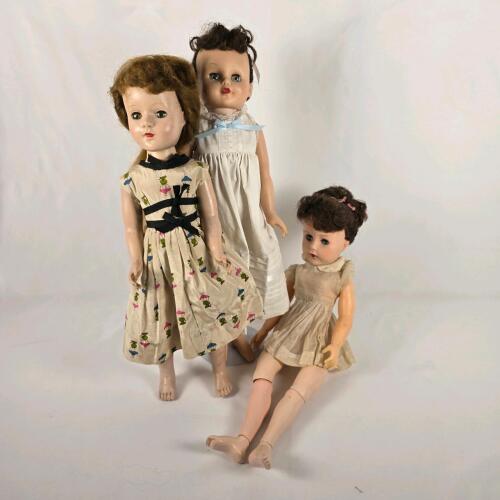 Vintage Eegee Marked Hard Plastic Dolls Lot