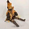 Poseable Jester Doll with Lute, Shakespeare Quote Scroll