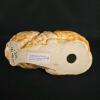 Hand-Painted Ceramic Cat Figurine, 13.5" Long, 1984 Dated, Glossy Glaze, Commemorative Inscription - 4