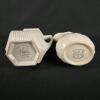 Wm Adams & Sons English Ironstone Pitchers, Micratex & Fluted, England, 6&ndash;7 in, Antique - 2
