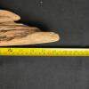 Driftwood Wall Art with Pyrography Nautical Scene, Signed by A. Lowther, 29.5 in - 5