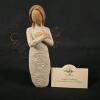 Willow Tree Remembrance Angel Figurine by Susan Lordi, 5" Resin & Wire,