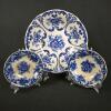 Antique German Libertas Prussia Blue Transferware Plates,