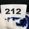 Antique English Scroll Pattern Blue & White Transferware Tea Cup & Saucer Set, F.W. Mark - 6