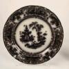 Antique BRW & Co. Korean Pattern Transferware Set &ndash; 2 Plates & Covered Sugar Bowl - 2