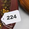 Pair of 16" Hand-Painted Wooden Lazy Susans, Unique Fruit & Floral Designs - 9