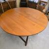 Extendable Oval Wooden Dining Table Set with 6 Windsor Chairs, Medium Honey-Brown Finish - 11