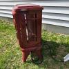 Twin Star Red Electric Fireplace Stove Heater - 6