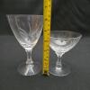 Etched Crystal Stemware, Floral Motif - 6