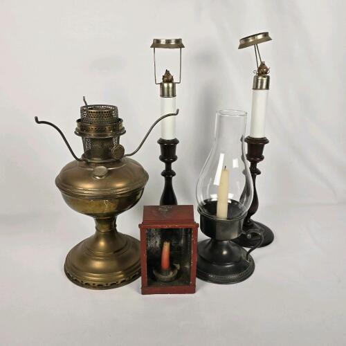 Kerosene Lamp Base with Candle stick Kerosene base