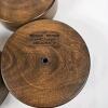 Woodbury Woodware Hand-Turned Wooden Bowl Set, 5.5" Diameter, Shelburne VT - 4