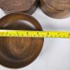 Woodbury Woodware Hand-Turned Wooden Bowl Set, 5.5" Diameter, Shelburne VT - 5