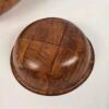 Wooden Salad Bowl Set &ndash; 6-Piece, Mixed Wood Tones, Patchwork Design - 3