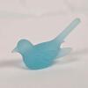 Robin by Andrea Ceramic Figurine + Frosted Blue Glass Bird + Japan Fish Lot of 3 - 3
