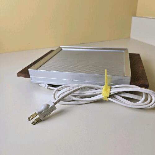 Morgan & Co. Electric Buffet Warmer Tray, Model 205, 50W, Aluminum, Wood Handles, 13x10 in