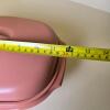 Tupperware Pink Microwave Steamer 1.4L (6 Cups), 3-Piece, USA, 12" Length - 5
