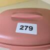 Tupperware Pink Microwave Steamer 1.4L (6 Cups), 3-Piece, USA, 12" Length - 6