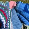 Basket of Blankets Lot - 3