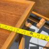 Set of 4 Wooden Folding TV Tray Tables with Storage Stand - 4